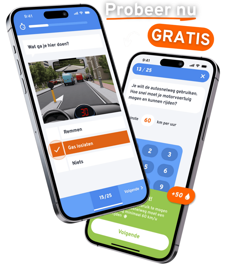 Online theorie examen oefenen 1 in theorie