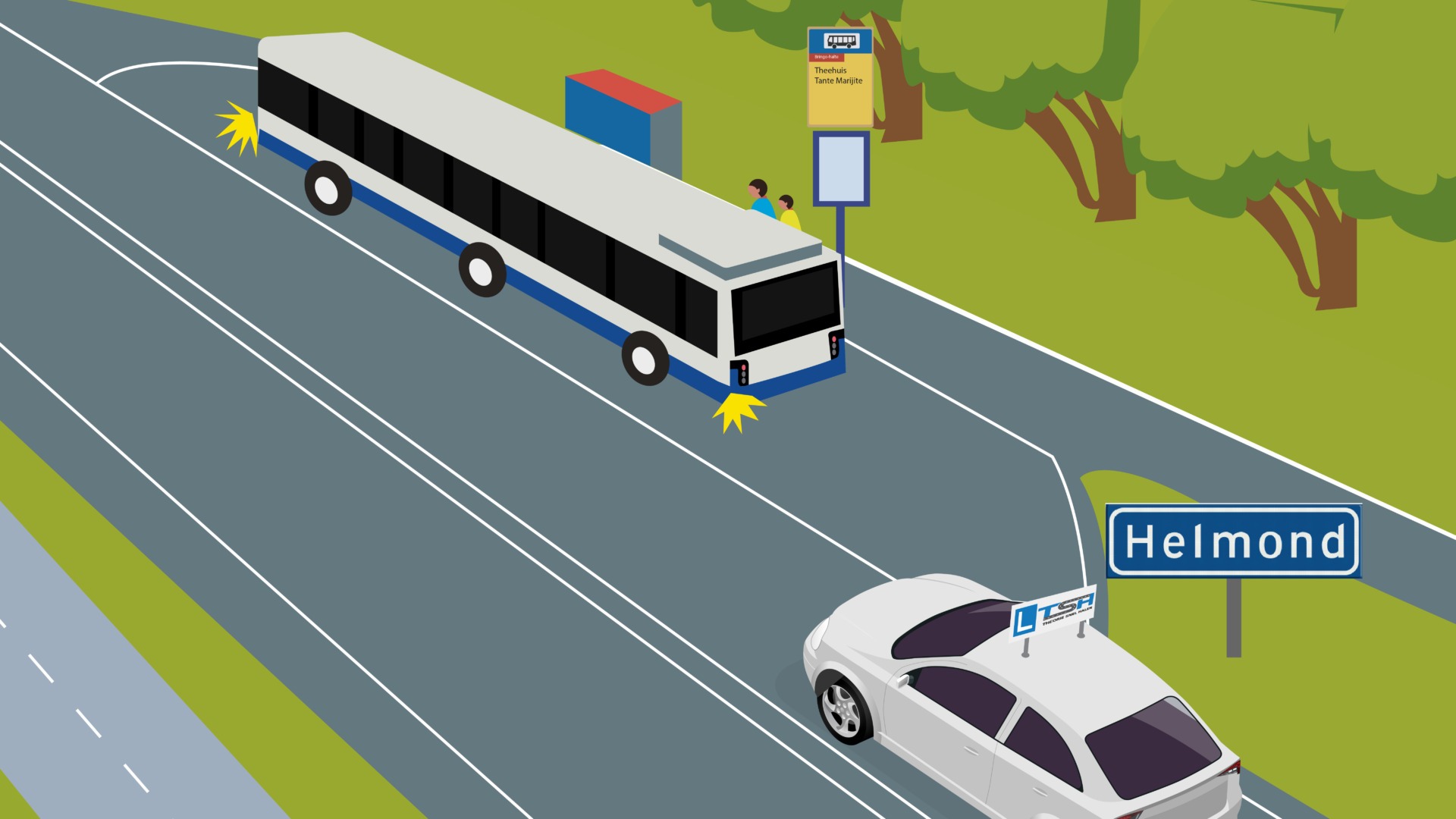 Wanneer Voorrang aan Bussen? CBR Theorie Examen