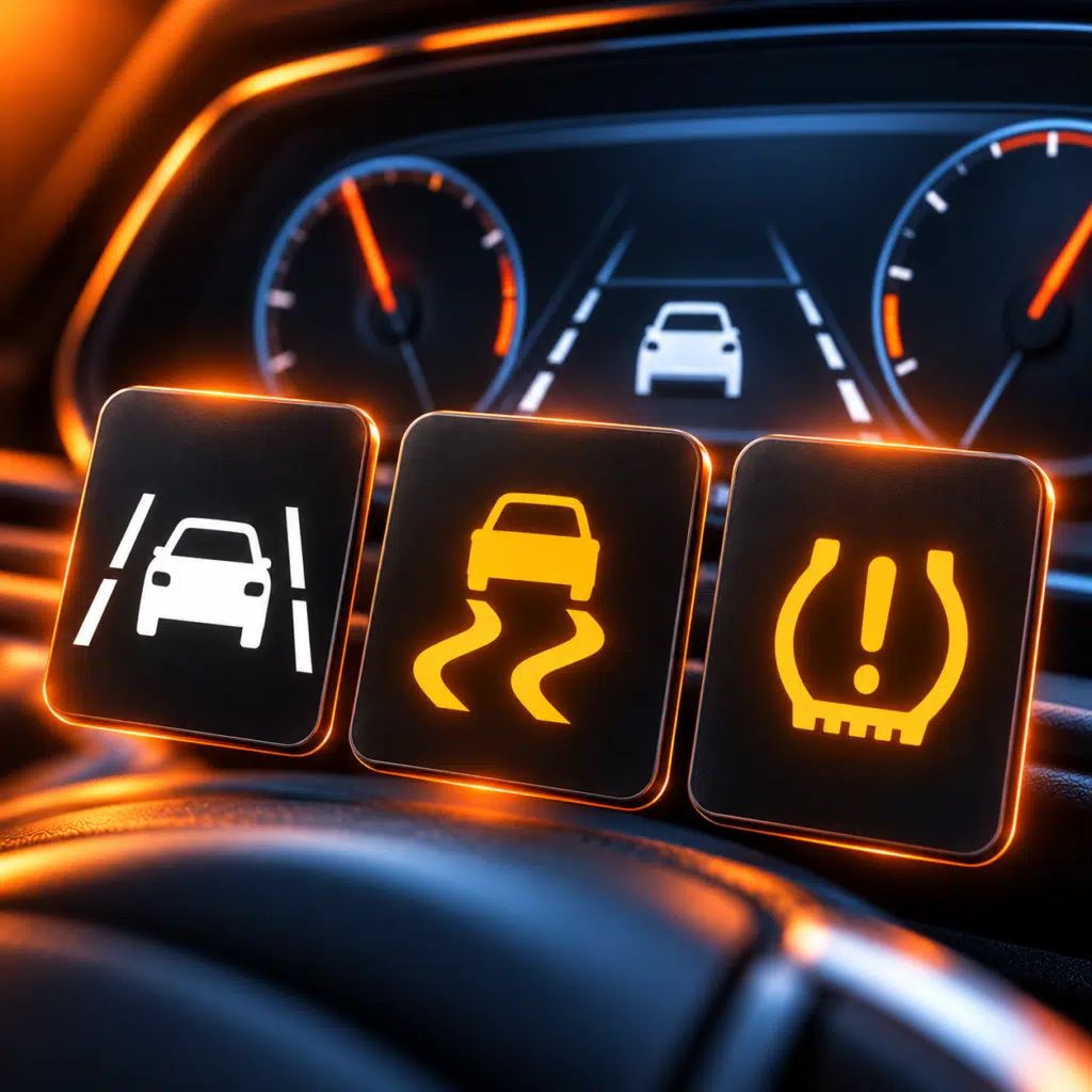 Slimme rijassistentie in drie pictogrammen